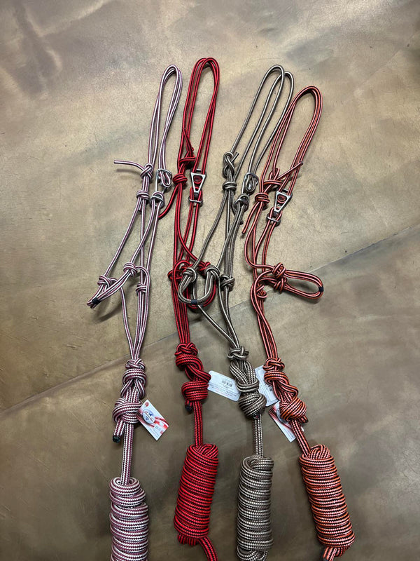 HRE Easy On Rope Halter w/Lead-HALTER-Professionals Choice-Lucky J Boots & More, Women's, Men's, & Kids Western Store Located in Carthage, MO