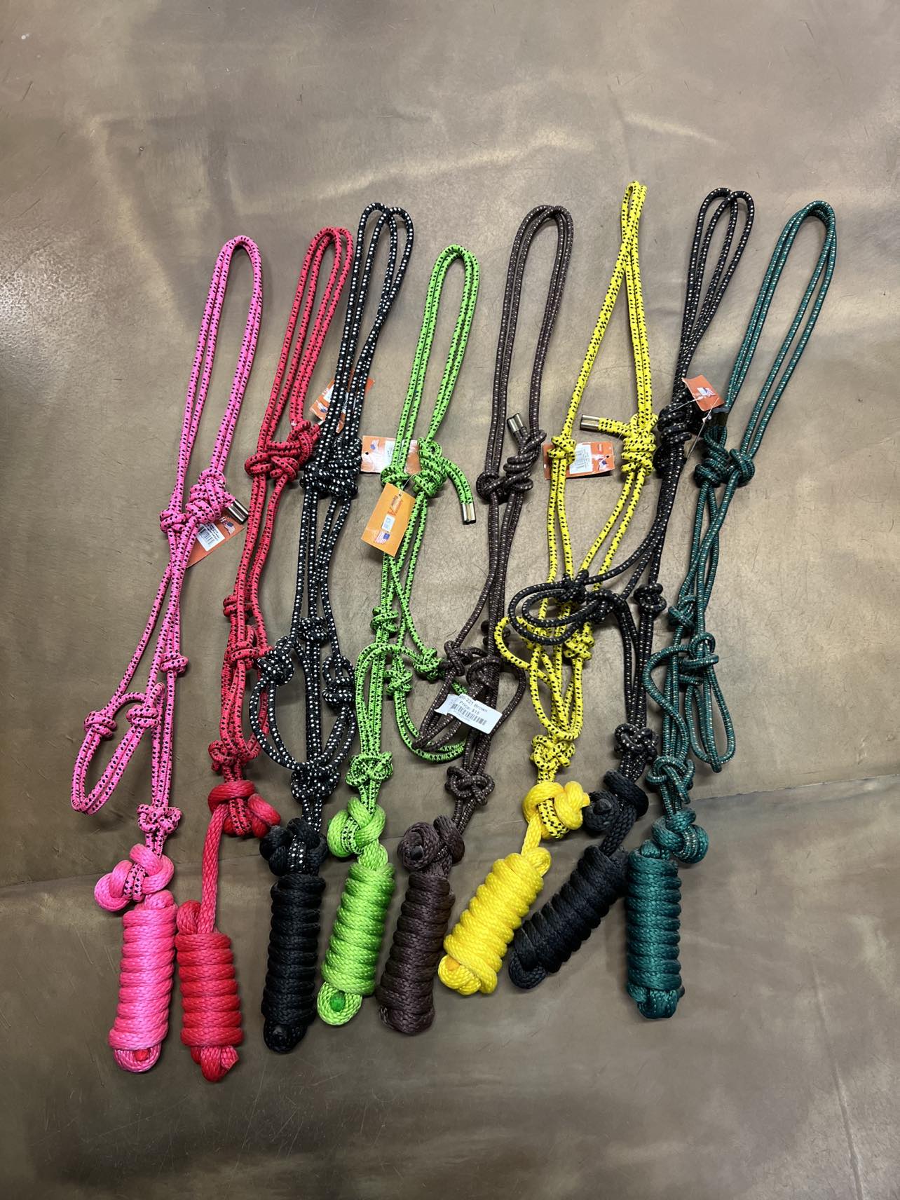 AHE Rope Halter with 5/8 x 8' Lead-HALTER-American Heritage Equine-Lucky J Boots & More, Women's, Men's, & Kids Western Store Located in Carthage, MO