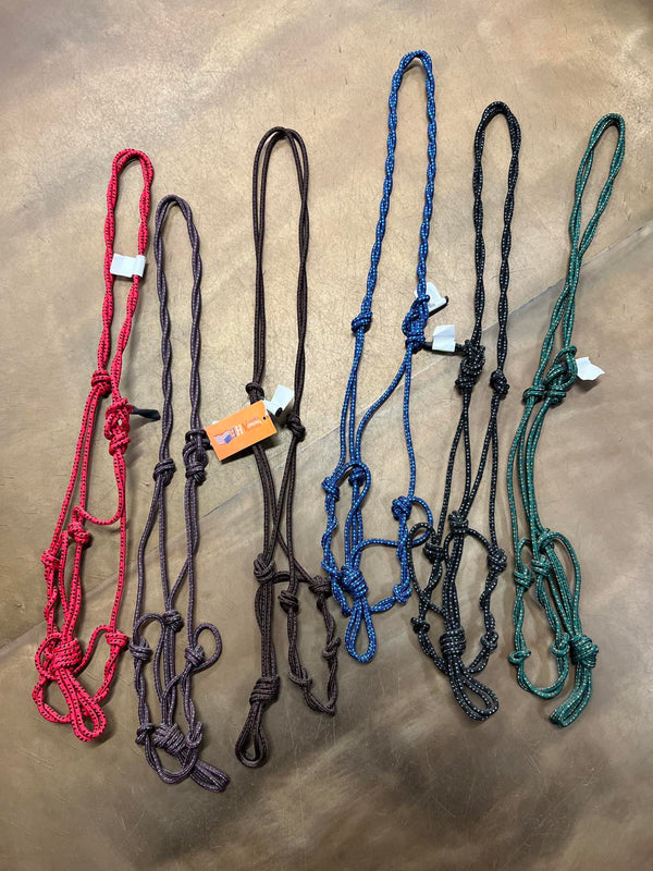 AHE Assorted Twisted Rope Halter 400-101-HALTER-American Heritage Equine-Lucky J Boots & More, Women's, Men's, & Kids Western Store Located in Carthage, MO