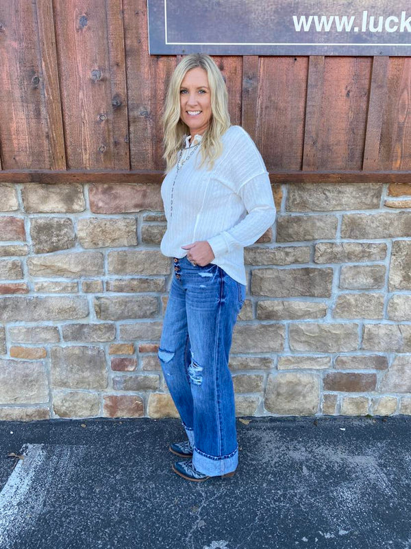 Montana Ultra High Rise 90's Flare Jeans-Women's Denim-KanCan-Lucky J Boots & More, Women's, Men's, & Kids Western Store Located in Carthage, MO