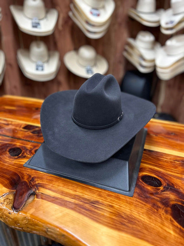 Rodeo King 10X Charcoal Felt Hat-Felt Cowboy Hats-Rodeo King-Lucky J Boots & More, Women's, Men's, & Kids Western Store Located in Carthage, MO