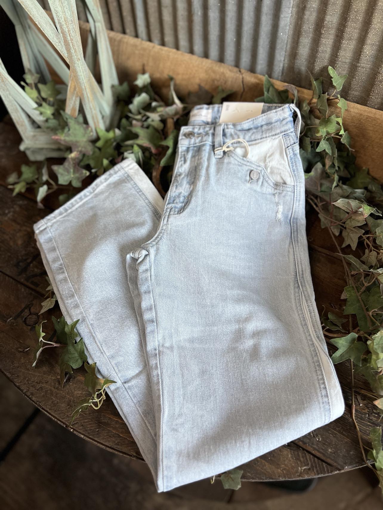 Women's KanCan Maple High Rise Straight Jeans *FINAL SALE*-Women's Denim-KanCan-Lucky J Boots & More, Women's, Men's, & Kids Western Store Located in Carthage, MO
