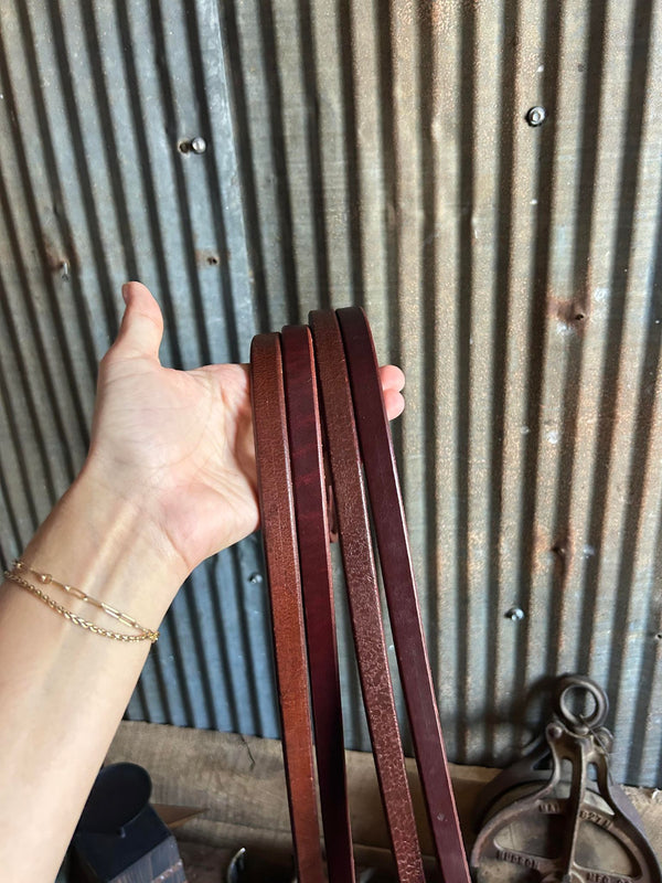 RH7061HO 1/2" Split Reins Heavy Oil-Reins-Professionals Choice-Lucky J Boots & More, Women's, Men's, & Kids Western Store Located in Carthage, MO