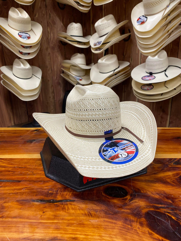 American Straw Hat TC8910 S-117 4 1/4" JBZ Brim-Straw Cowboy Hats-American Hat Co.-Lucky J Boots & More, Women's, Men's, & Kids Western Store Located in Carthage, MO