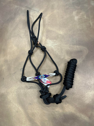 HRB Professionals Choice Beaded Rope Halter-HALTER-Professionals Choice-Lucky J Boots & More, Women's, Men's, & Kids Western Store Located in Carthage, MO