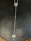 West & Co. Tail Silver Chain Lariat Necklace-Necklaces-WEST & CO-Lucky J Boots & More, Women's, Men's, & Kids Western Store Located in Carthage, MO