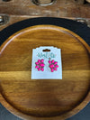 West & Co. Half Flower Post Earring-Earrings-WEST & CO-Lucky J Boots & More, Women's, Men's, & Kids Western Store Located in Carthage, MO