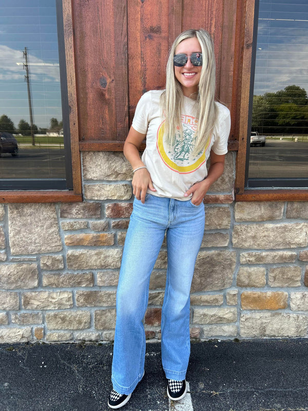 Pilot High Rise Holly Flare Jeans-Women's Denim-KanCan-Lucky J Boots & More, Women's, Men's, & Kids Western Store Located in Carthage, MO