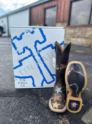 Women's Tin Haul Hollywood Stars Boot-Women's Boots-Tin Haul-Lucky J Boots & More, Women's, Men's, & Kids Western Store Located in Carthage, MO