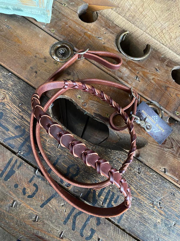 Barrel Rein Laced 3/4 HO-Reins-Professionals Choice-Lucky J Boots & More, Women's, Men's, & Kids Western Store Located in Carthage, MO