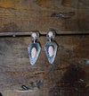 The Ellie Earring-Earrings-LJ Turquoise-Lucky J Boots & More, Women's, Men's, & Kids Western Store Located in Carthage, MO