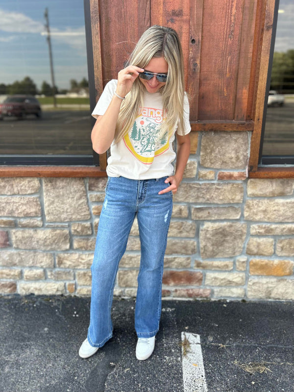 Makayla High Rise Holly Flares *FINAL SALE*-Women's Denim-KanCan-Lucky J Boots & More, Women's, Men's, & Kids Western Store Located in Carthage, MO