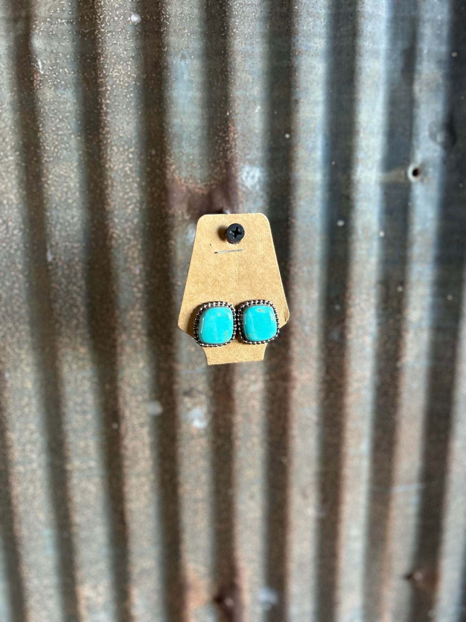 Molly Earring-Earrings-LJ Turquoise-Lucky J Boots & More, Women's, Men's, & Kids Western Store Located in Carthage, MO