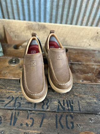 Men's Twisted X Cell Stretch Slip On - Tawny Brown-Men's Casual Shoes-Twisted X Boots-Lucky J Boots & More, Women's, Men's, & Kids Western Store Located in Carthage, MO