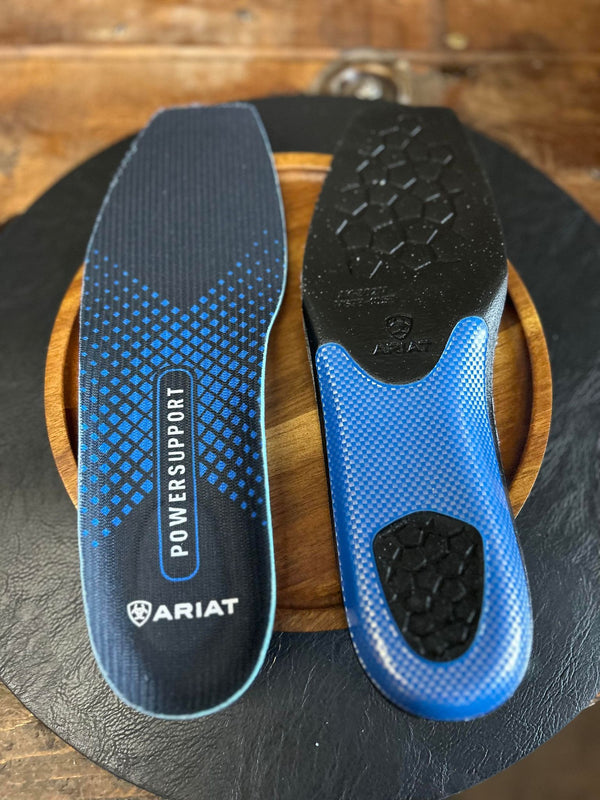 Ariat Power Support Insole-Shoe Insoles-M & F Western Products-Lucky J Boots & More, Women's, Men's, & Kids Western Store Located in Carthage, MO