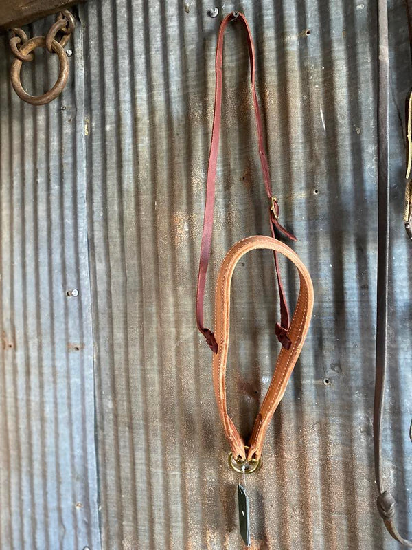 H917 Noseband-Tie Down-Berlin Leather-Lucky J Boots & More, Women's, Men's, & Kids Western Store Located in Carthage, MO