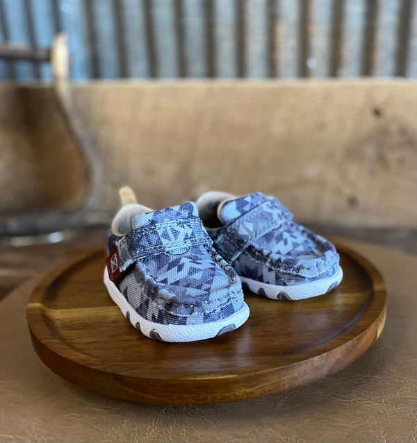 Infant Twisted X Hooey Grey Multi-Kids Casual Shoes-Twisted X Boots-Lucky J Boots & More, Women's, Men's, & Kids Western Store Located in Carthage, MO