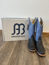 Men's AB Grey Safari Cape Buffalo & Bellflower Kidskin-Men's Boots-Anderson Bean-Lucky J Boots & More, Women's, Men's, & Kids Western Store Located in Carthage, MO