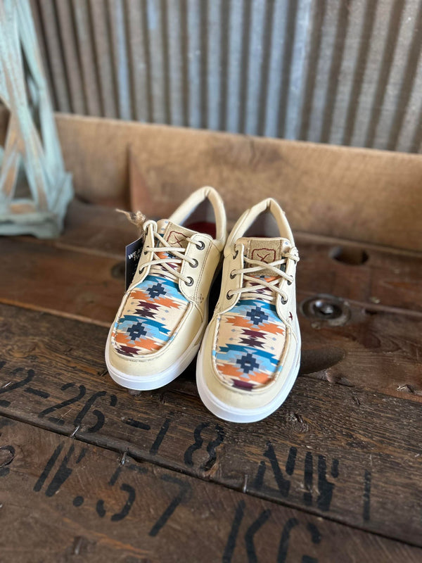 Women's Twisted X Wheat and Multi Kicks-Women's Casual Shoes-Twisted X Boots-Lucky J Boots & More, Women's, Men's, & Kids Western Store Located in Carthage, MO