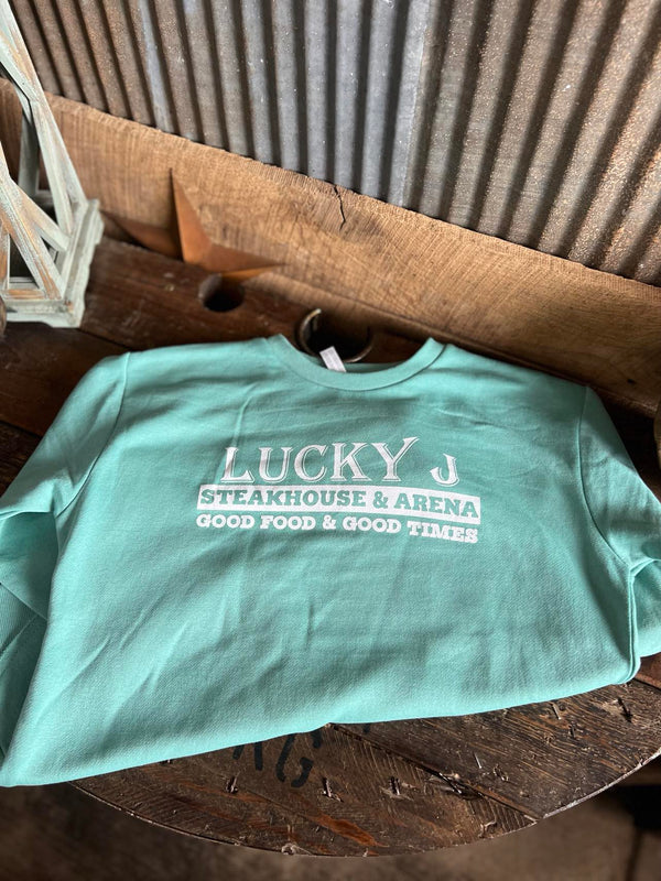 LJ LAT Sweatshirt-Sweatshirts-The Dugout-Lucky J Boots & More, Women's, Men's, & Kids Western Store Located in Carthage, MO