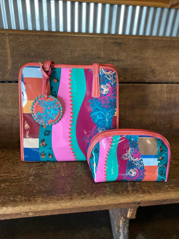 Catchfly Cosmetic Bags-Cosmetic Bags-TRENDITIONS-Lucky J Boots & More, Women's, Men's, & Kids Western Store Located in Carthage, MO
