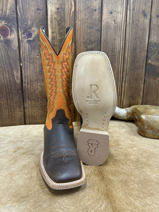 Men's R. Watson Brown Goat Boot-Men's Boots-R. Watson-Lucky J Boots & More, Women's, Men's, & Kids Western Store Located in Carthage, MO
