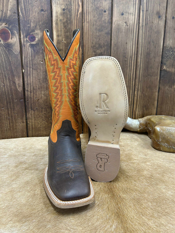 Men's R. Watson Brown Goat Boot-Men's Boots-R. Watson-Lucky J Boots & More, Women's, Men's, & Kids Western Store Located in Carthage, MO