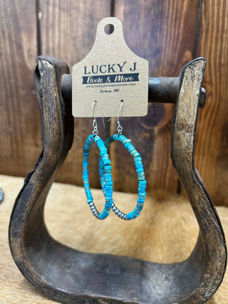 Adelyn Earrings-Earrings-LJ Turquoise-Lucky J Boots & More, Women's, Men's, & Kids Western Store Located in Carthage, MO