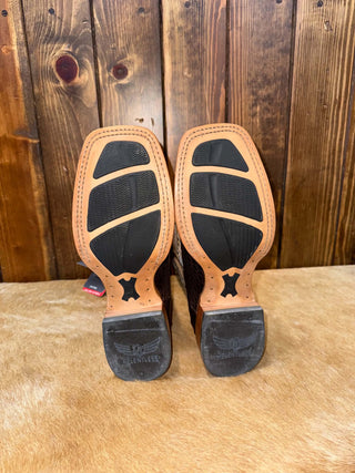 Men's Relentless Ariat Denton Chocolate Caiman Belly Boot