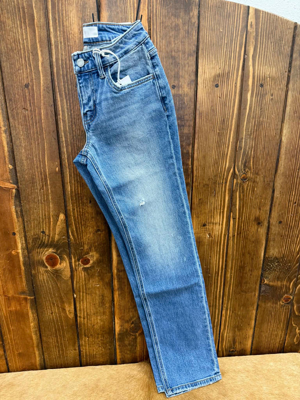 Women's Vervet Melissa Mid Rise Straight Jean-Women's Denim-Flying Monkey-Lucky J Boots & More, Women's, Men's, & Kids Western Store Located in Carthage, MO