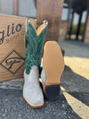 Men's Fenoglio Blue Eagle Roughout W/ Green Mezkite-Men's Boots-Fenoglio Boots-Lucky J Boots & More, Women's, Men's, & Kids Western Store Located in Carthage, MO
