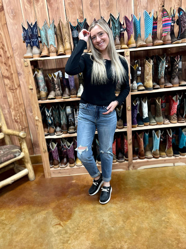 Jinny High Rise Mom Jeans *FINAL SALE*-Women's Denim-KanCan-Lucky J Boots & More, Women's, Men's, & Kids Western Store Located in Carthage, MO