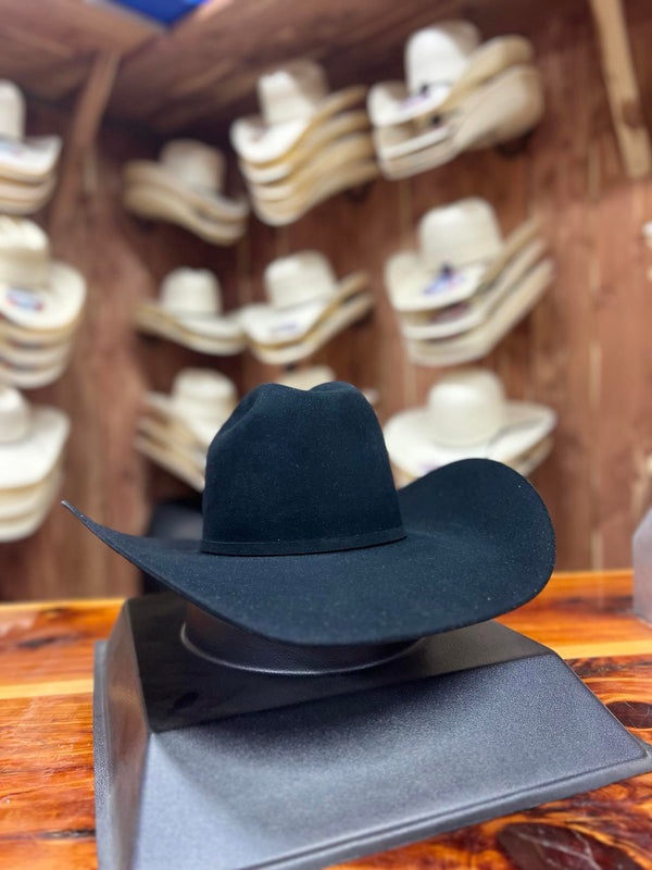 Resistol Rough N Ready 30X 4 1/2" Brim Black Felt Hat-Felt Cowboy Hats-HatCo-Lucky J Boots & More, Women's, Men's, & Kids Western Store Located in Carthage, MO