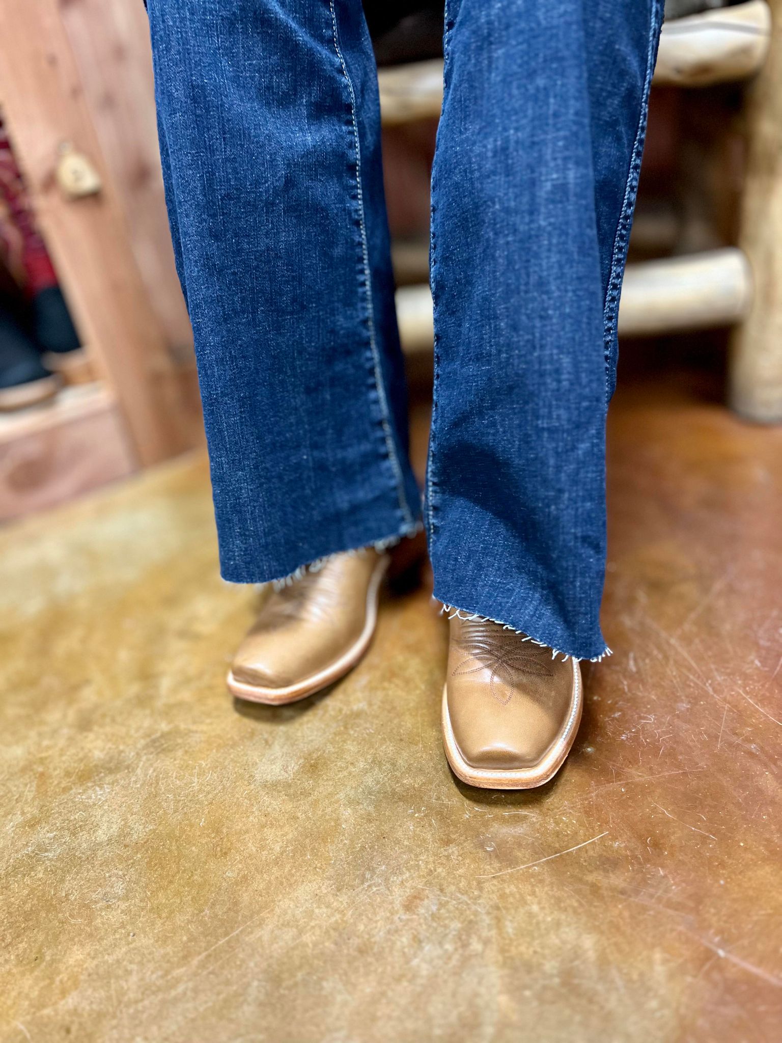 Women's Hyer Leawood Tan Boots-Women's Boots-HYER Boots-Lucky J Boots & More, Women's, Men's, & Kids Western Store Located in Carthage, MO