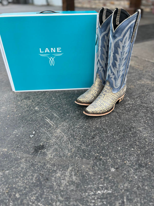 Lane Boots Gilded Denim Skylight Boot-Women's Boots-Lane Boots-Lucky J Boots & More, Women's, Men's, & Kids Western Store Located in Carthage, MO