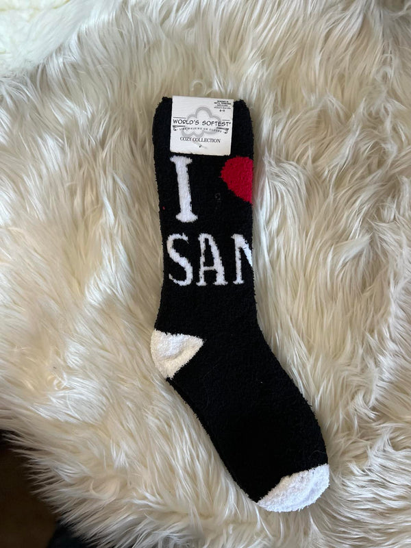 Holiday Cozy Crew Socks-Socks-World's Softest Socks-Lucky J Boots & More, Women's, Men's, & Kids Western Store Located in Carthage, MO