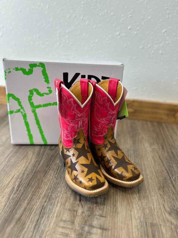 Tin Haul Kid's Starring Me Boots-Kids Boots-Tin Haul-Lucky J Boots & More, Women's, Men's, & Kids Western Store Located in Carthage, MO