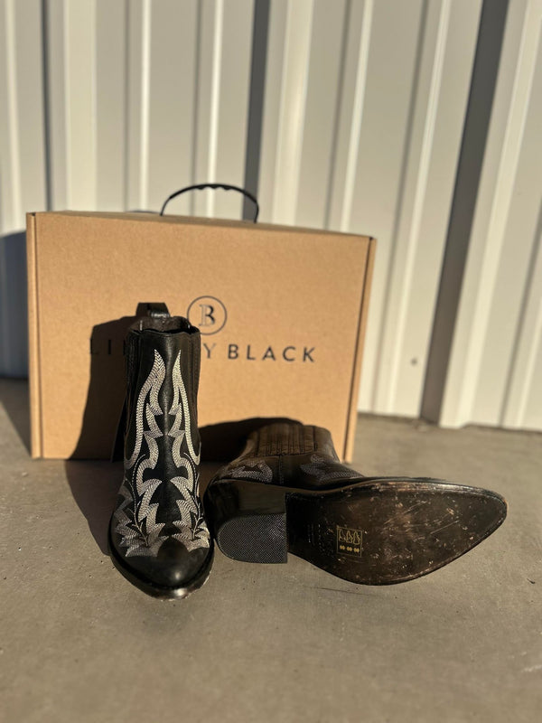 Liberty Black Simone Bootie in Mossil Negro *FINAL SALE*-Women's Booties-Liberty Black-Lucky J Boots & More, Women's, Men's, & Kids Western Store Located in Carthage, MO