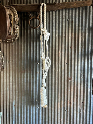 Martin White Braided Rope Halter-HALTER-Equibrand-Lucky J Boots & More, Women's, Men's, & Kids Western Store Located in Carthage, MO