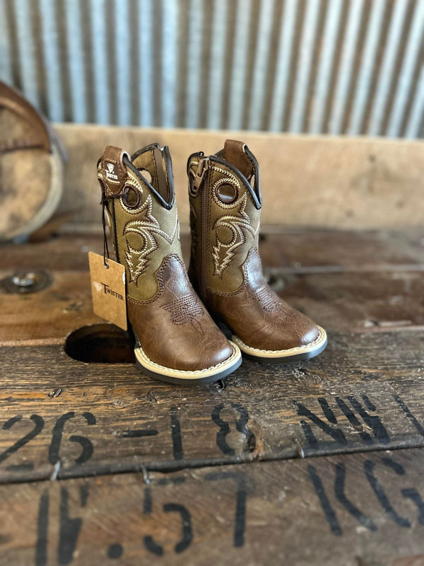 Twister Jasper Toddler Boots-Kids Boots-M & F Western Products-Lucky J Boots & More, Women's, Men's, & Kids Western Store Located in Carthage, MO