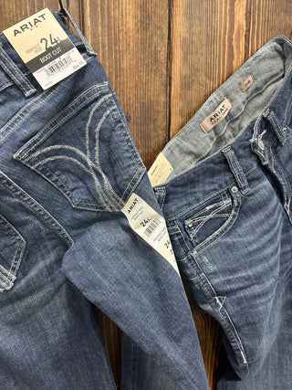 Women's Ariat Perfect Rise Esti Bootcut Jean-Women's Denim-Ariat-Lucky J Boots & More, Women's, Men's, & Kids Western Store Located in Carthage, MO