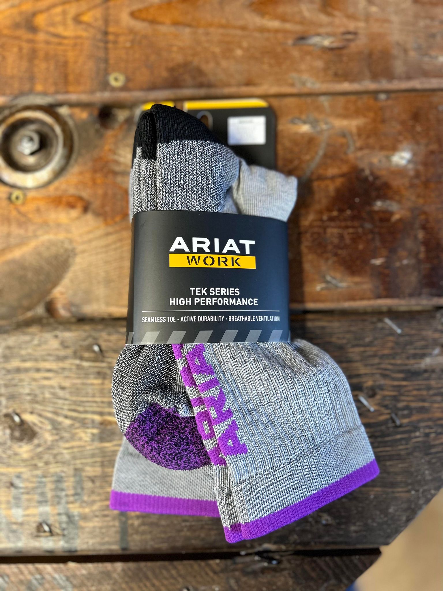 AriatTek High Performance Crew Women's Socks-Socks-Nester Hosiery, LLC-Lucky J Boots & More, Women's, Men's, & Kids Western Store Located in Carthage, MO