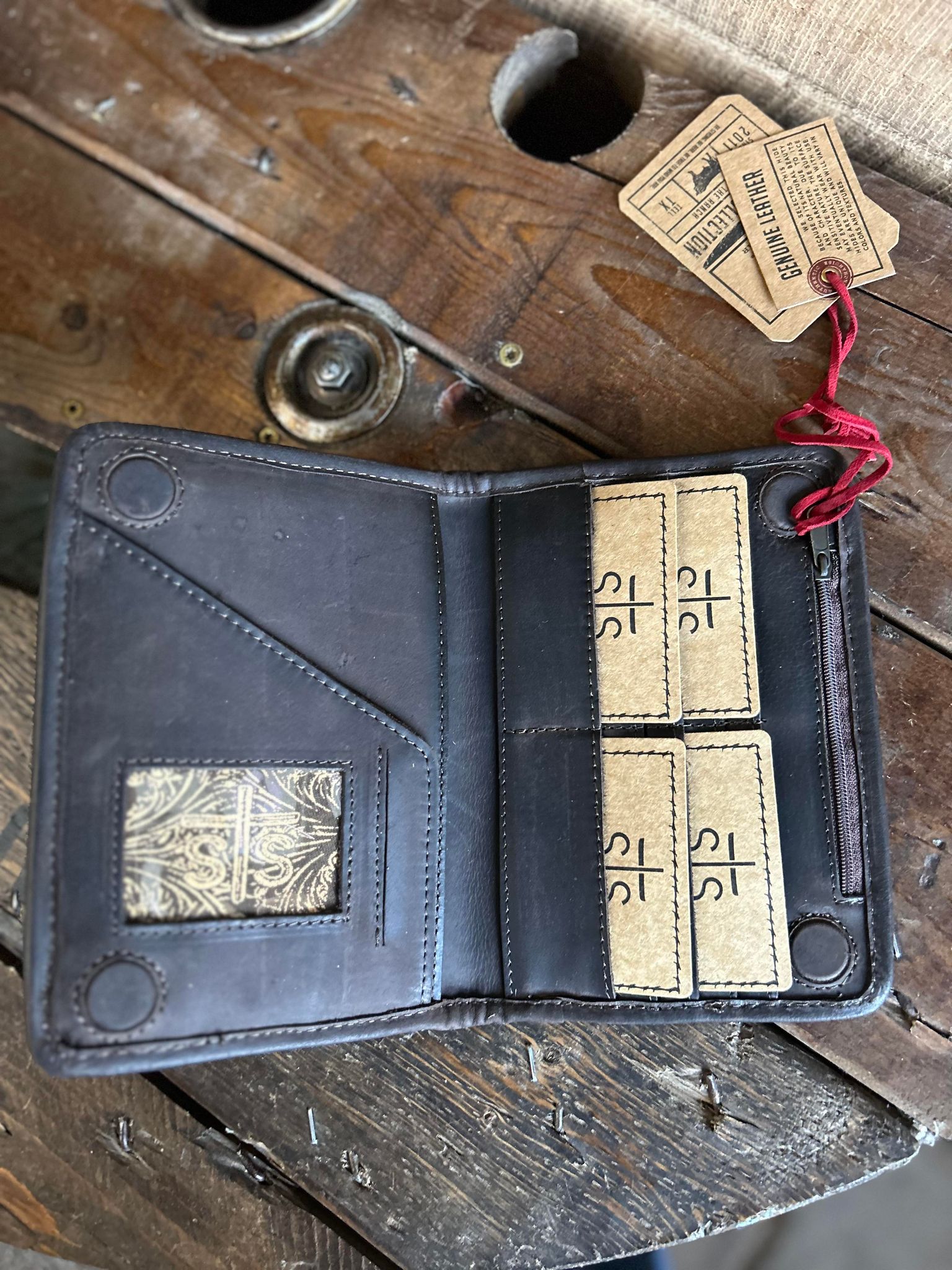 STS Crimson Sun Magnetic Wallet-Wallets-Carrol STS Ranchwear-Lucky J Boots & More, Women's, Men's, & Kids Western Store Located in Carthage, MO