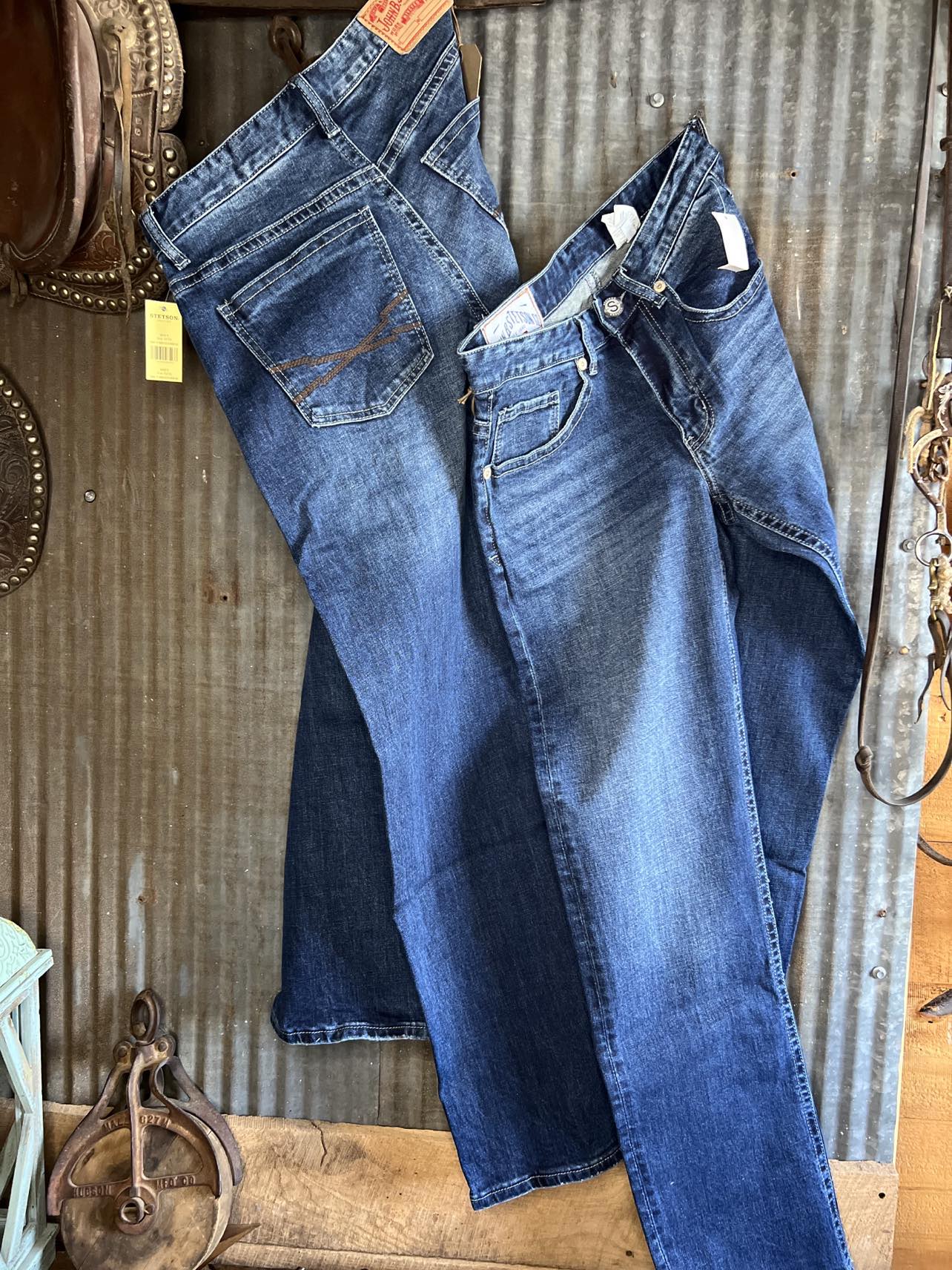 Jaxon Stetson Jeans-Men's Denim-Karman-Lucky J Boots & More, Women's, Men's, & Kids Western Store Located in Carthage, MO