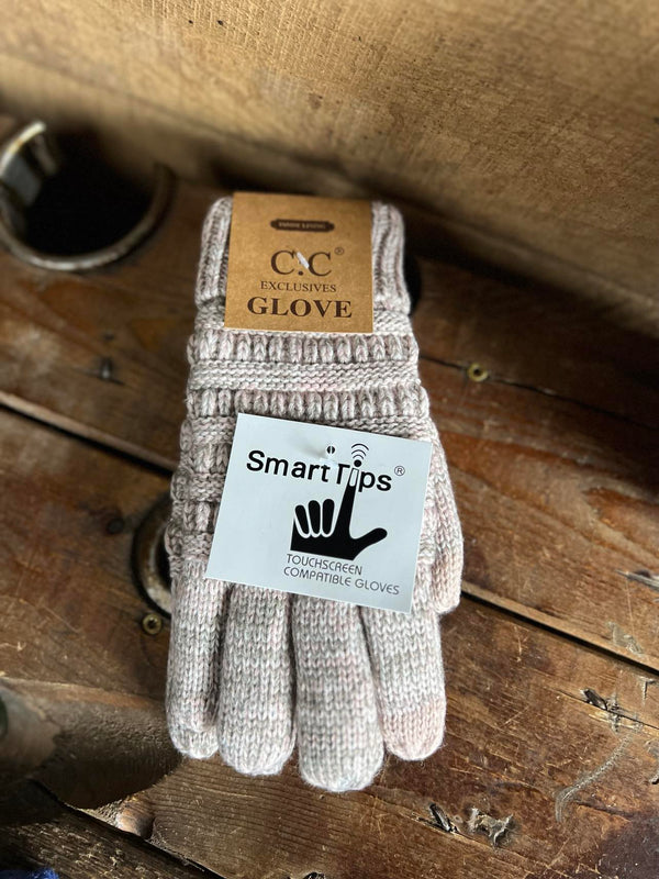 C.C Multi Color Lined Glove-Gloves-C.C Beanies-Lucky J Boots & More, Women's, Men's, & Kids Western Store Located in Carthage, MO