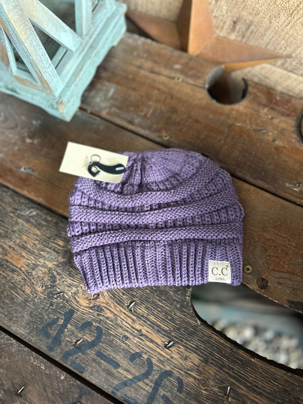 C.C Kids Solid Beanie-Beanie/Gloves-C.C Beanies-Lucky J Boots & More, Women's, Men's, & Kids Western Store Located in Carthage, MO