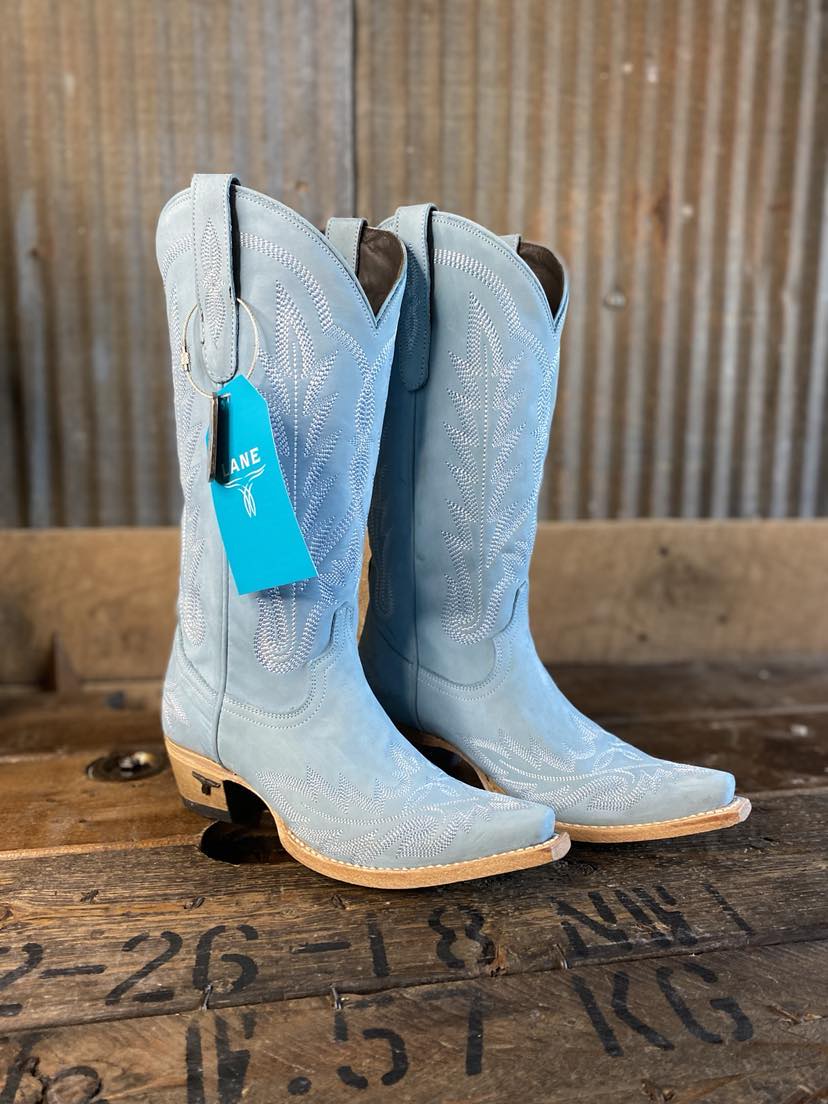 Lane Lexington Powder Blue Boots-Women's Boots-Lane Boots-Lucky J Boots & More, Women's, Men's, & Kids Western Store Located in Carthage, MO