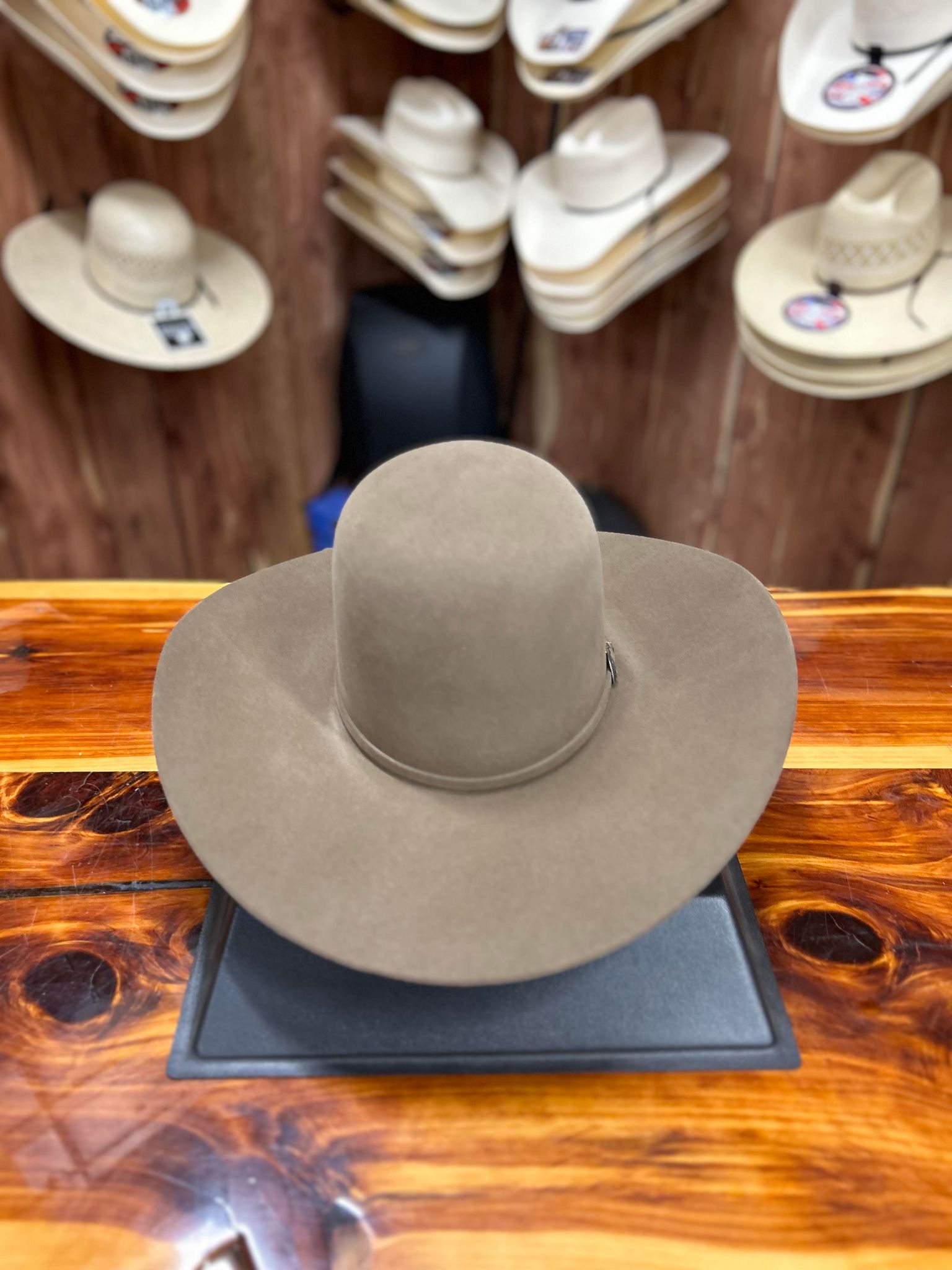 Rodeo King 30X Tan Belly Felt Hat-Felt Cowboy Hats-Rodeo King-Lucky J Boots & More, Women's, Men's, & Kids Western Store Located in Carthage, MO