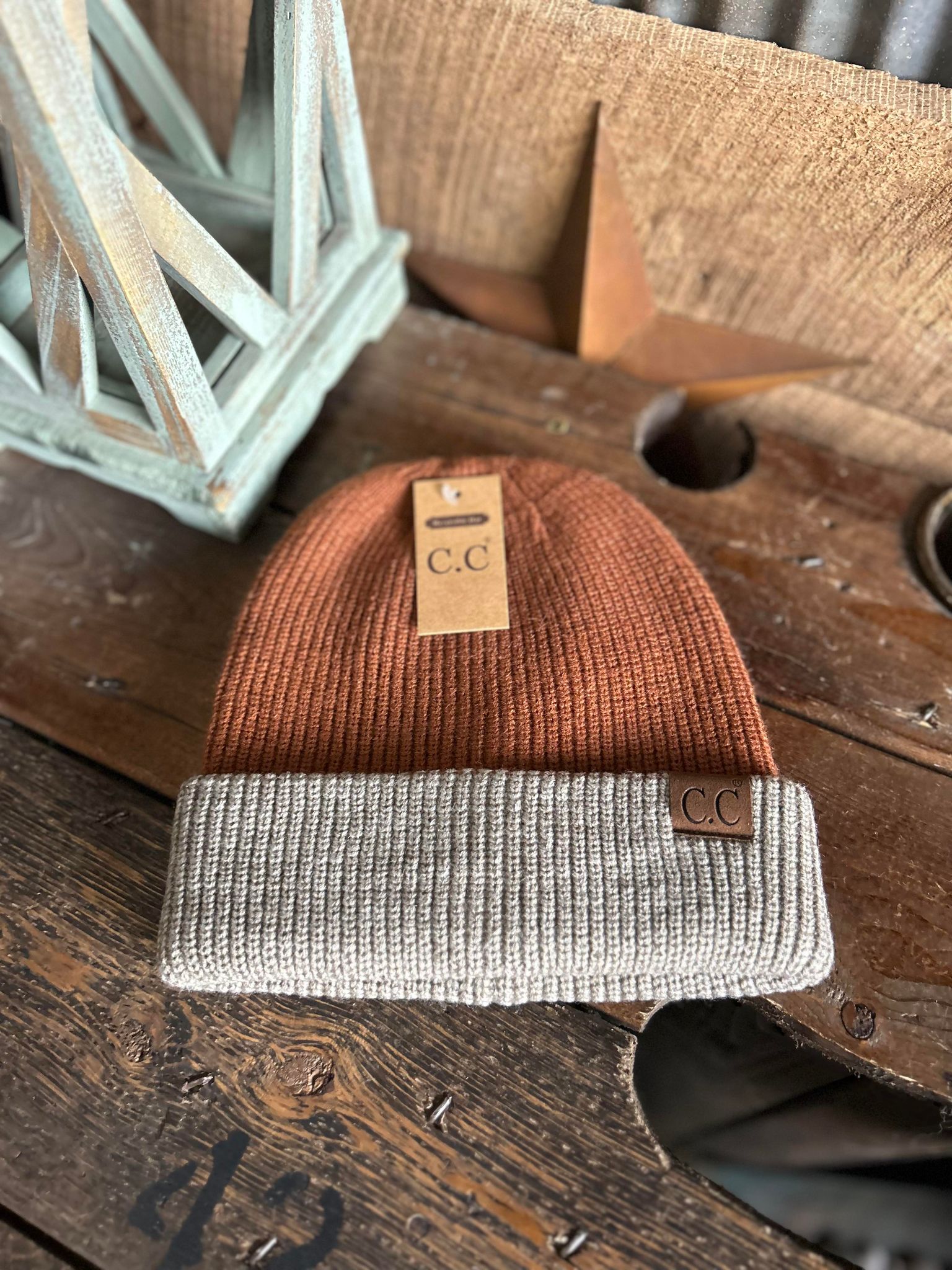 C.C Reversible Two-Tone Slouchy Beanie-Beanie/Gloves-C.C Beanies-Lucky J Boots & More, Women's, Men's, & Kids Western Store Located in Carthage, MO