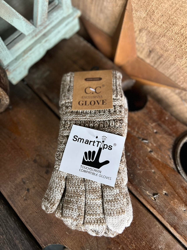 C.C Multi Color Lined Glove-Gloves-C.C Beanies-Lucky J Boots & More, Women's, Men's, & Kids Western Store Located in Carthage, MO